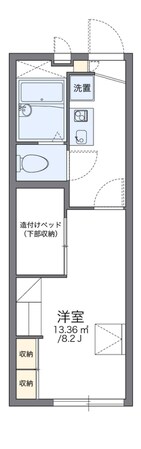 八尾駅 徒歩15分 2階の物件間取画像